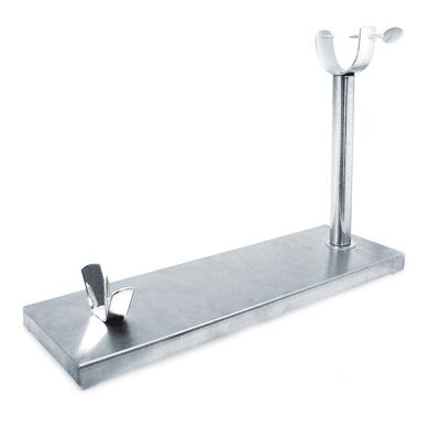 Stainless Steel Ham Holder with Non-slip Base with Knife Ham Holder, Metal, Stainless Steel