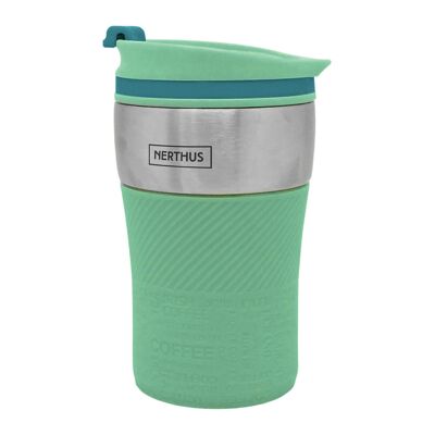 Small Turquoise Coffee Thermos
