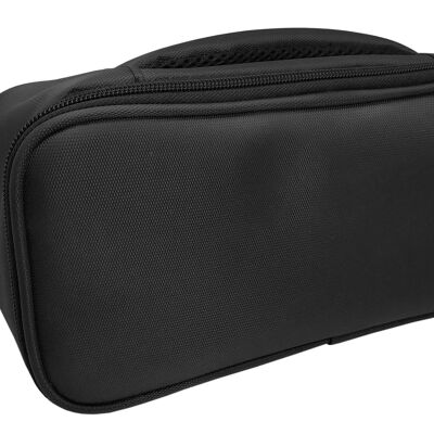 Lunch Bag Black Rectangular Lunch Box thermal bag for individual food, 1 pocket, Resistant Fabric, Hermetic