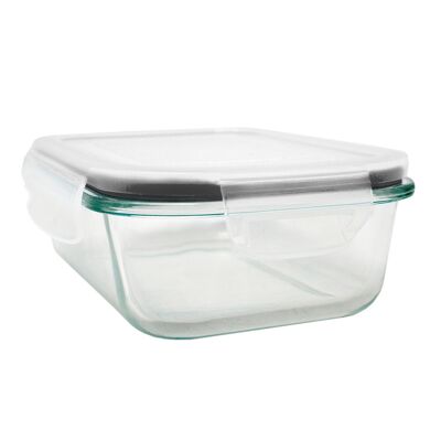 Airtight glass container 0.64L.