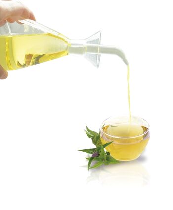 Bidon d'huile en verre de 250 ml, idéal pour servir de l'huile, du vinaigre ou tout autre liquide 7