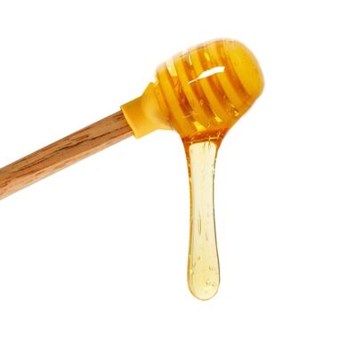 Honey Spoon, Brown/Yellow, Wood