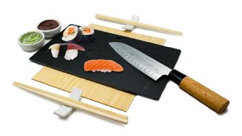 Set à Sushi, Noir / Argent 5