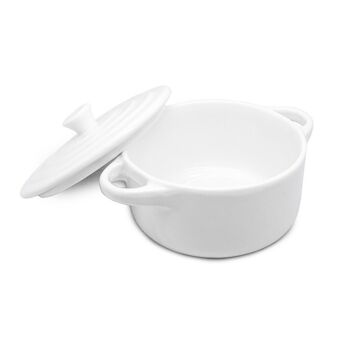 Cocotte pour Apéritifs, récipient pour servir des apéritifs, Blanc 7