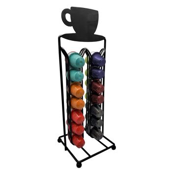 Distributeur de capsules de café 28 unités. Pour Nespresso et capsules compatibles 4