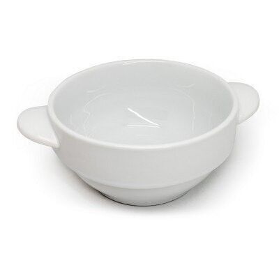 Porcelain soup bowl with handles
