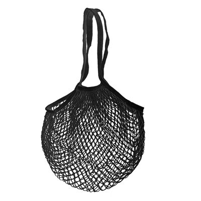 Reusable mesh shopping bag Black