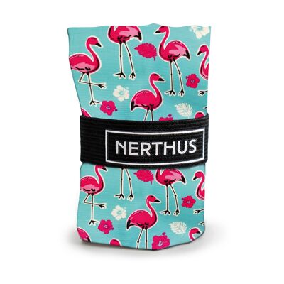 Foldable Reusable Shopping Bag, Flamingos, Washable, Ecological to Put Fruits and Vegetables in Bag Reusable Shopping Grocery Bags