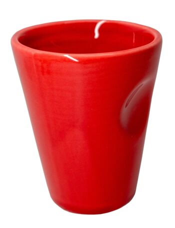 Tasse en porcelaine rouge pour expresso 5