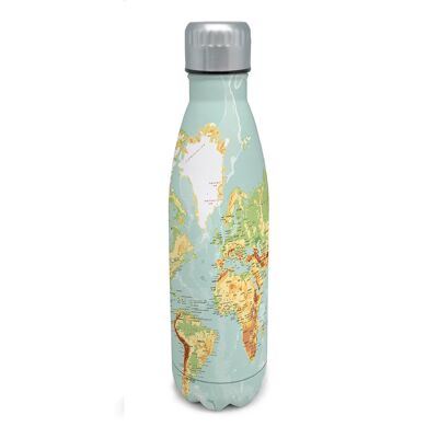 Double wall stainless steel bottle: Map