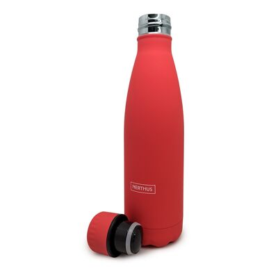 Stainless Steel Double Wall Bottle: Coral