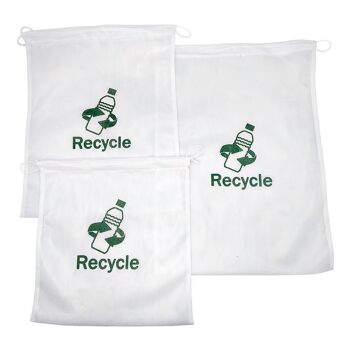 Ensemble de sacs en filet en plastique 100 % recyclé 2