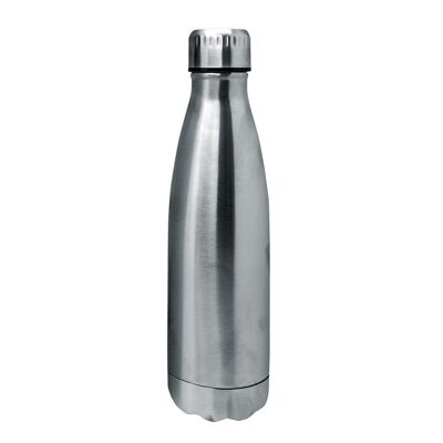 Bottiglie in Acciaio Inox a Doppia Parete - 500 ml, Inox