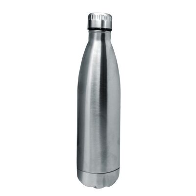 Doppelwandige Edelstahlflaschen - 750 ml, Inox