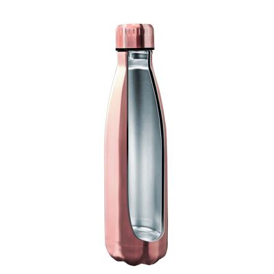 Bottiglie a doppia parete in acciaio inossidabile - 500 ml, oro rosa