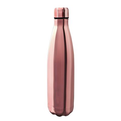 Stainless Steel Double Wall Bottles - 750 ml, Rose Gold