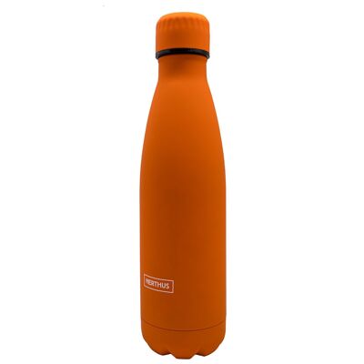 Botellas de Doble Pared de Acero inoxidable - 500 ml, Naranja