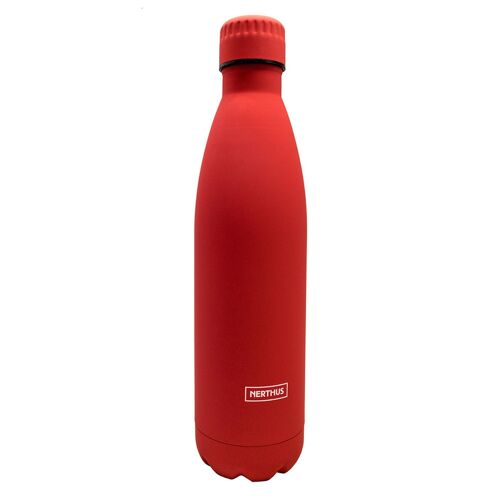 Botellas de Doble Pared de Acero inoxidable - 500 ml, Rojo