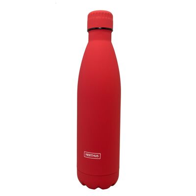 Stainless Steel Double Wall Bottles - 750 ml, Red