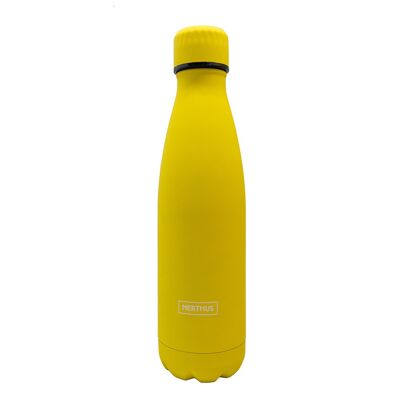 Stainless Steel Double Wall Bottles - 500 ml, Yellow