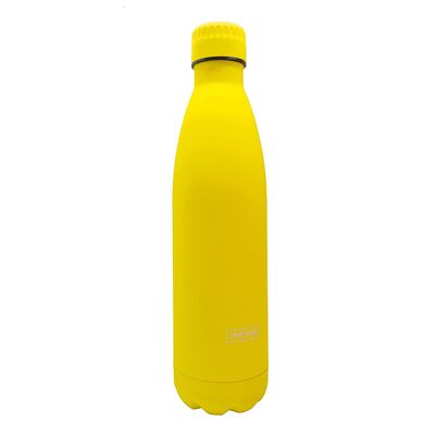 Stainless Steel Double Wall Bottles - 750 ml, Yellow