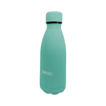 Bouteilles à double paroi en acier inoxydable - 350 ml, turquoise 5