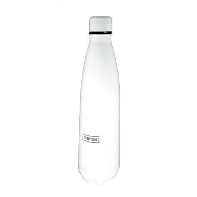 Stainless Steel Double Wall Bottles - 750 ml, White