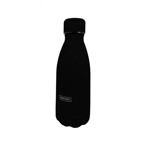 Botellas de Doble Pared de Acero inoxidable - 350 ml, Negro