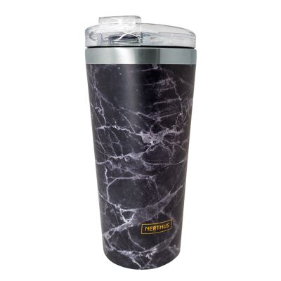 Thermos da caffè a doppia parete - Marmo nero