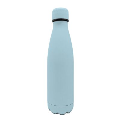 Doppelwandige Flaschen Edelstahl Pastellblau 500 ml
