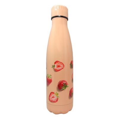 Strawberry Stainless Steel Double Wall Bottles 500 ml