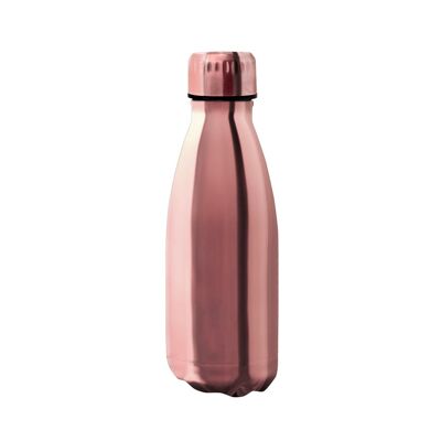 Botellas Doble Pared Acero Inoxidable Oro Rosa 350 ml