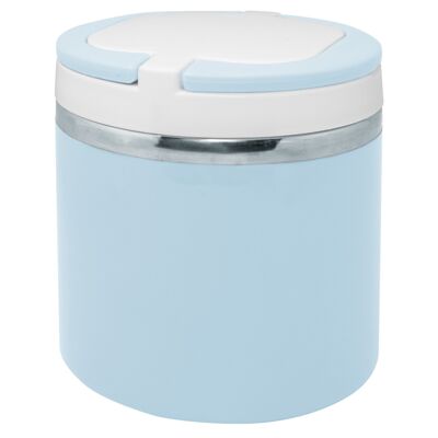 Thermos a doppia parete in acciaio inox blu pastello 700 ml