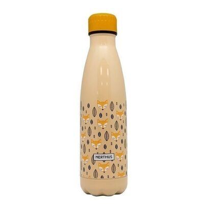 Bouteille Renards ORANGE 500ml double paroi