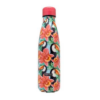 Bouteille Toucans ROUGE 500ml double paroi 5