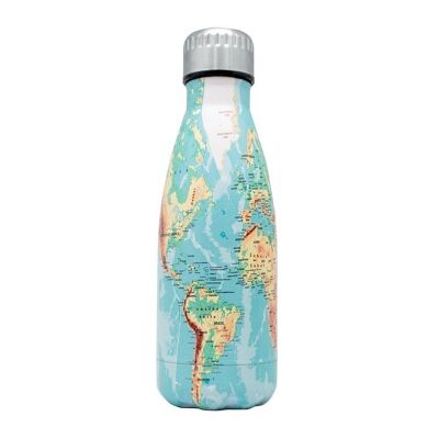 Flacon Mappemonde 350ml double paroi