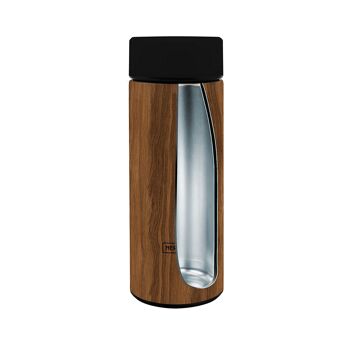 Thermos à thé en acier DOUBLE PAROI 300 ml bois 3