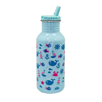 Bottiglia per bambini Whale 500ml - alluminio ultraleggero