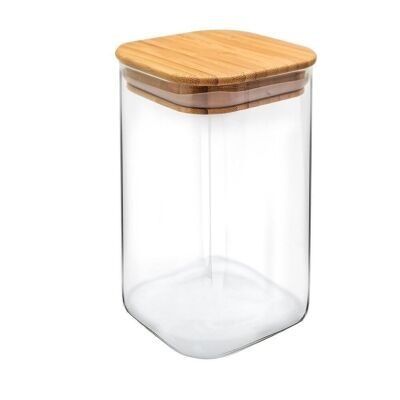 Rectangular Glass Jar 1100 ml