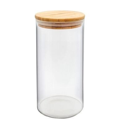 Oval Glass Jar 1100 ml