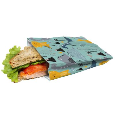 Dinosaur sandwich holder