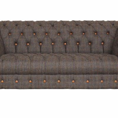 Chesterfield Harris Tweed Candytuft club 3 zits bank | 6 - 8 weken levertijd