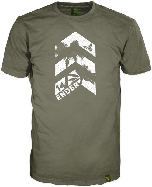 Arrow Up Earth 14 Ender T-Shirt Green