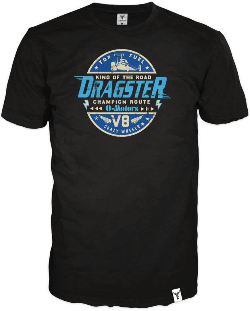 T-shirt 14Ender® Dragster nera