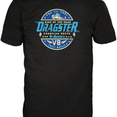 T-shirt 14Ender® Dragster nera
