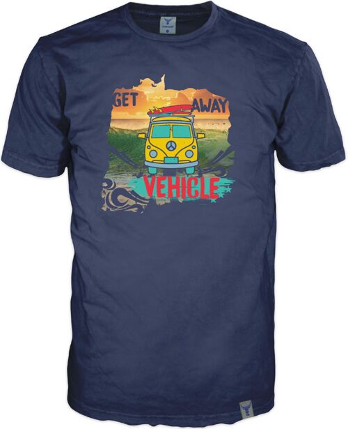 Get Away ⛱ 14-Ender T-Shirt Navy