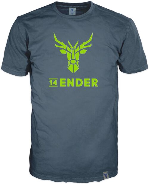 T-shirt with 14 Ender® logo HD dark slate 2