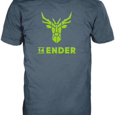 T-shirt with 14 Ender® logo HD dark slate 2