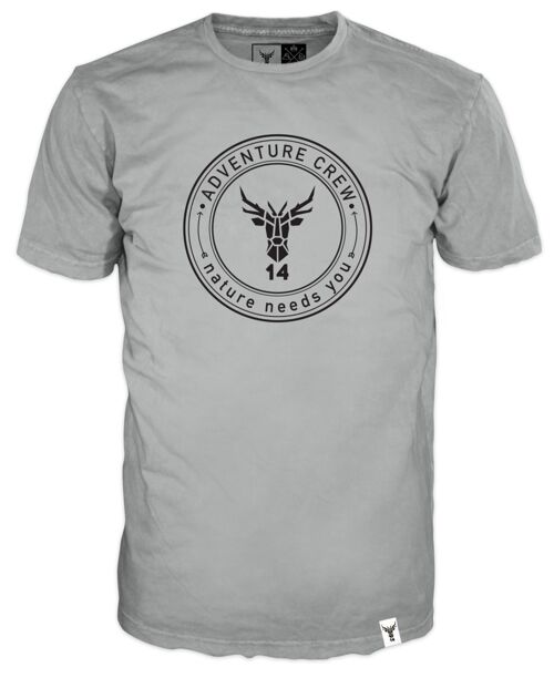 14Ender® Nature Needs You Grey Mel T-Shirt