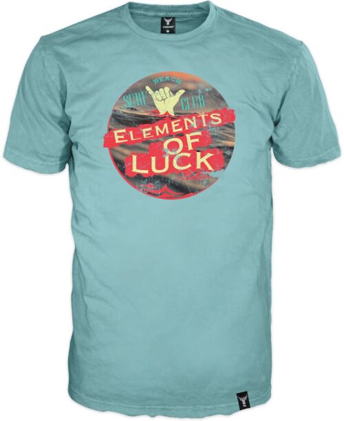 14Ender® Elements of Luck T-Shirt Light Blue